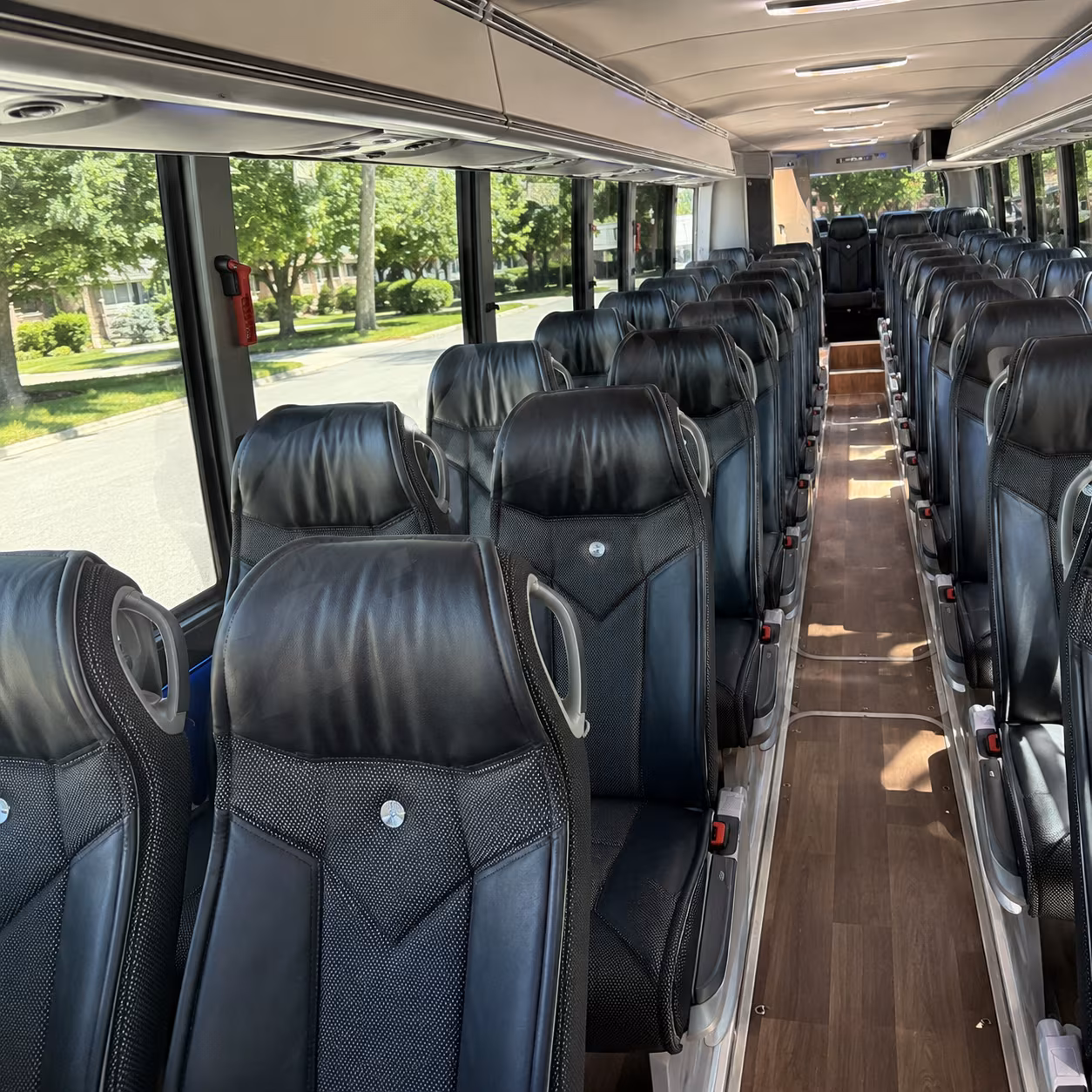 camarillo charter bus rental interior