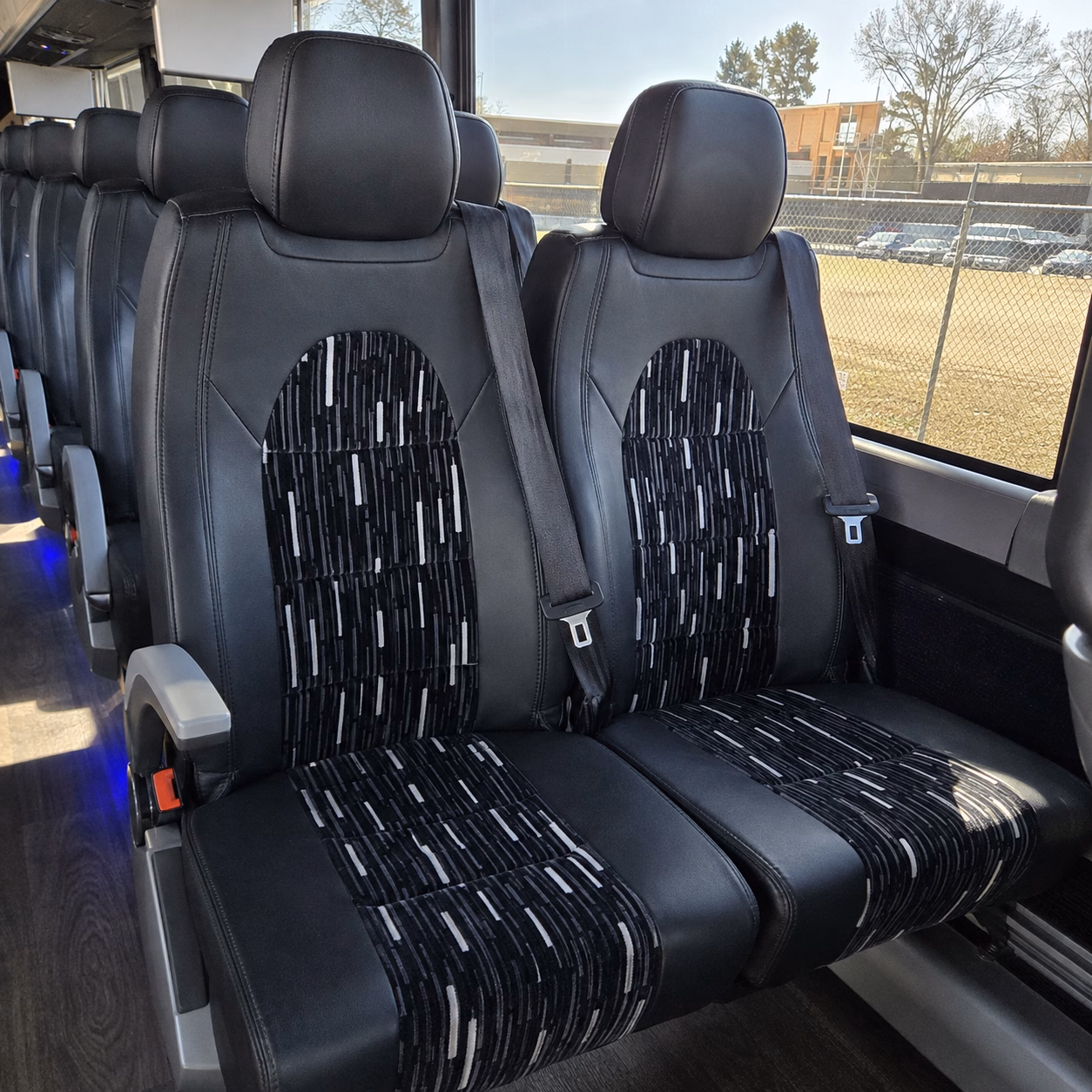 santa barbara charter bus rental inside