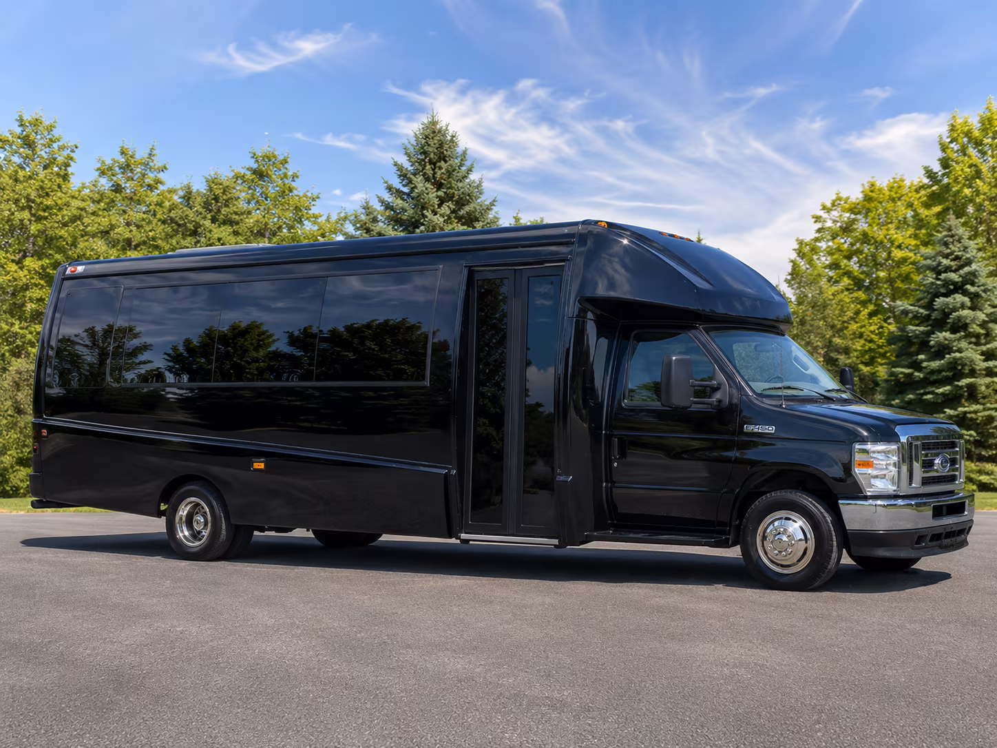 santa maria easy corporate transportation with a santa maria charter bus