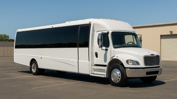 Exterior of Charter Bus Company Lompoc's 15 Passenger Minibus in Lompoc