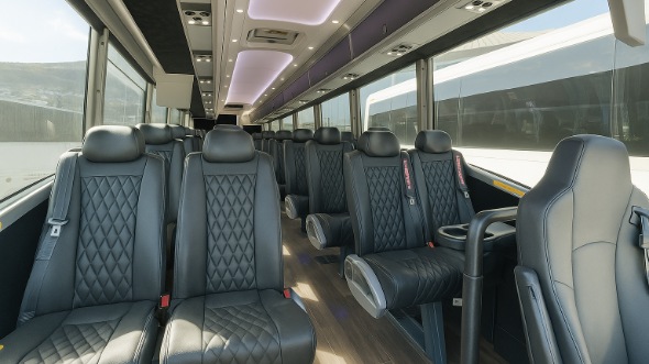 18 passenger minibus interior