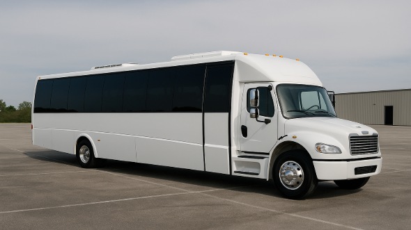 Exterior of Charter Bus Company Ventura's 20 Passenger Mini bus in Ventura