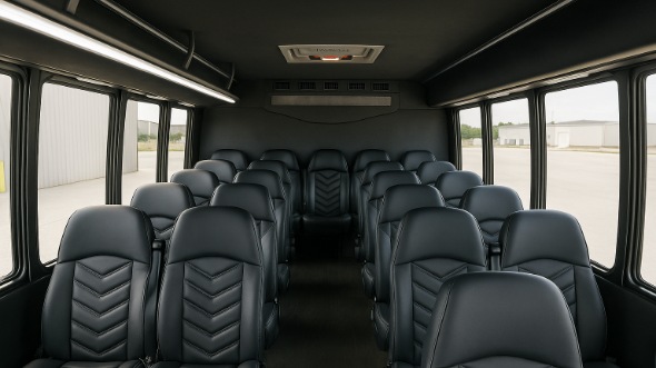 lompoc 25 passenger minibus inside